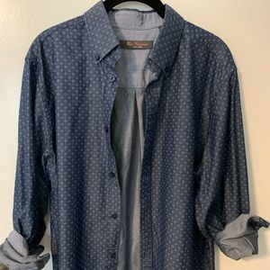 Like New Ben Sherman Chambray Button Up Shirt